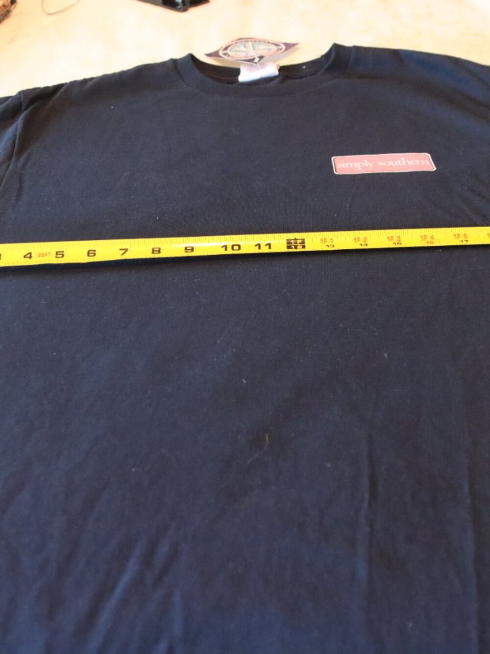 Simply Southern Long Sleeve Blue 100% Cotton Tee Pursuit of Preppiness Jeep - Picture 7 of 16